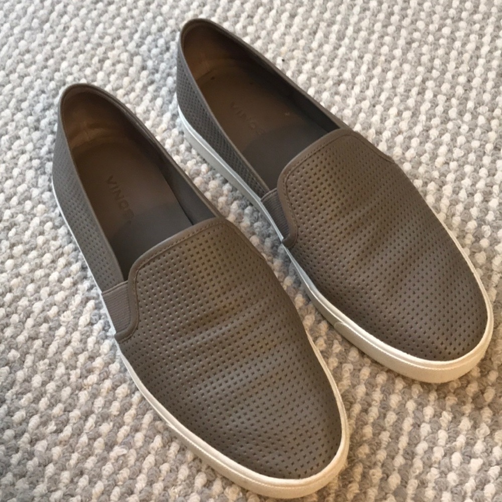Vince Blair Slip On Sneakers in Mushroom, 8.5